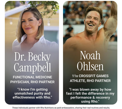 Rho Nutrition Liposomal Collagen Peptides - High-Absorption Liquid Collagen Supplement - Supports Skin Elasticity, Joint Health, and Overall Vitality for Healthy Aging, 5 fl oz