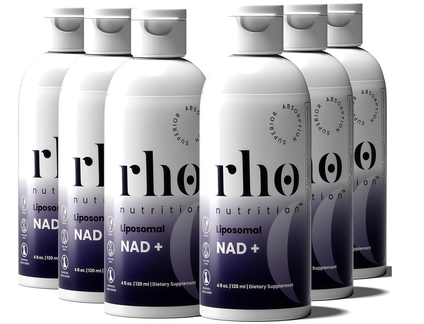 Rho Nutrition Liposomal NAD+ – Liquid Supplement Designed to Help Support Absorption – Active Form of NAD+ Helps Support Normal Cellular Health, Healthy Aging, Energy Metabolism and Overall Vitality