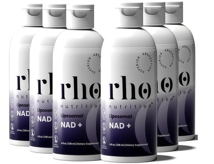 Rho Nutrition Liposomal NAD+ – Liquid Supplement Designed to Help Support Absorption – Active Form of NAD+ Helps Support Normal Cellular Health, Healthy Aging, Energy Metabolism and Overall Vitality